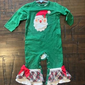 Ricrac & Ruffles Santa romper